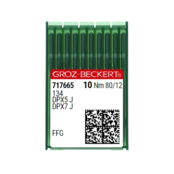 Aguja máquina recta talón grueso punta bola 134 DPX5 135X5 FFG